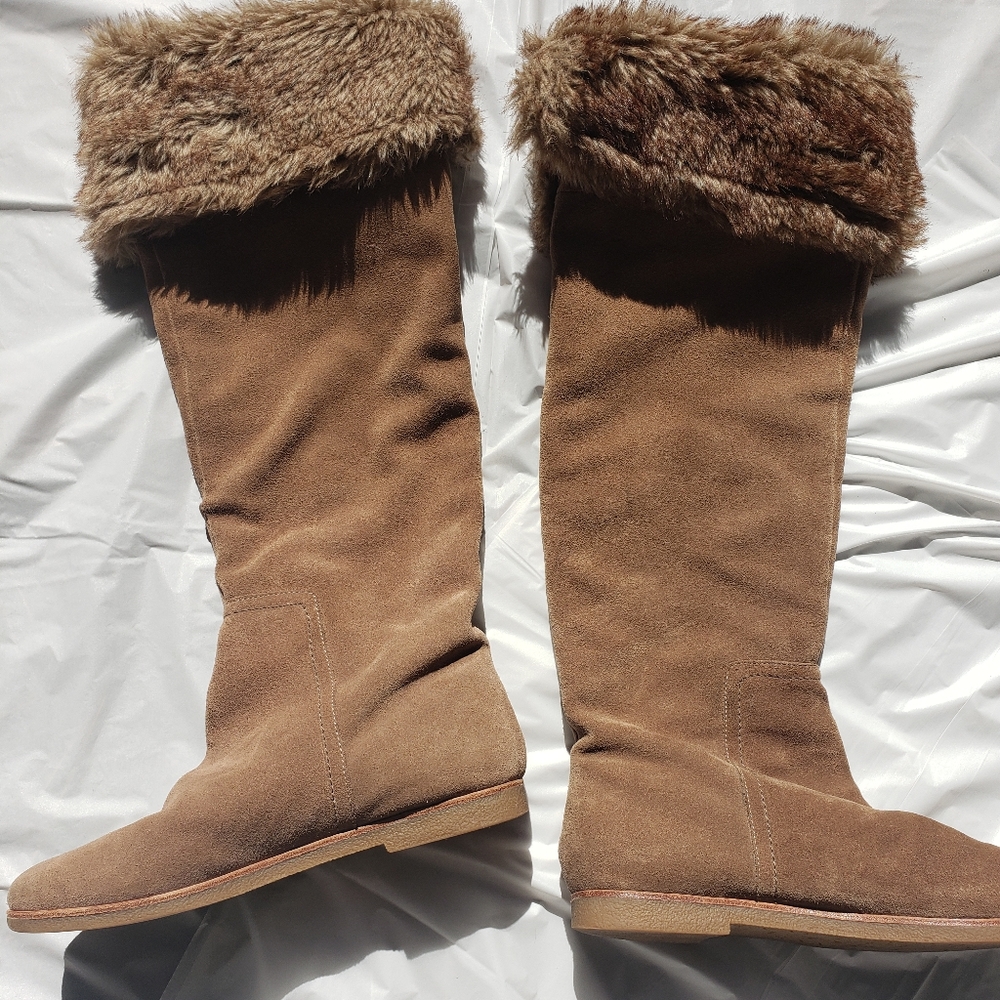 Sam Eldman Suede Weather Proof  Knee High Boots 👢. - Picture 3 of 10